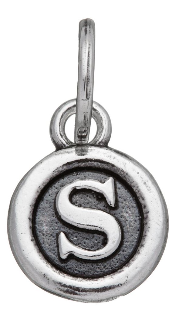 Charm Lettera Bottone S