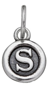 Charm Lettera Bottone S