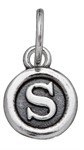 Charm Lettera Bottone S