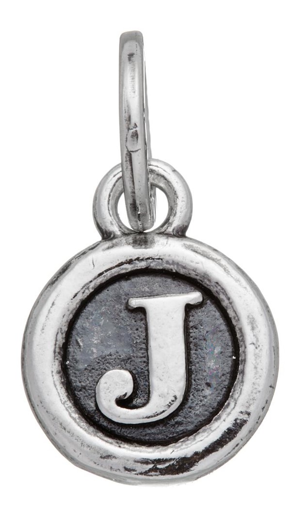 Charm Lettera Bottone J
