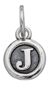 Charm Lettera Bottone J