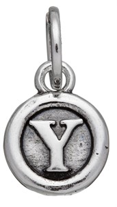 Charm Lettera Bottone Y