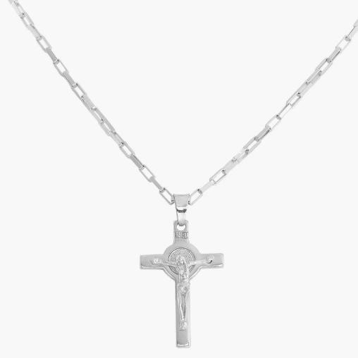 Collana con Crocefisso Amen