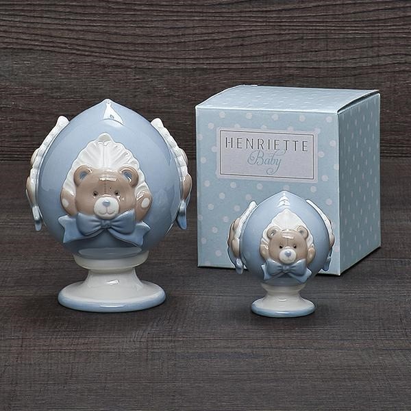 Pumo Orsetto Azzurro H 14cm - Henriette