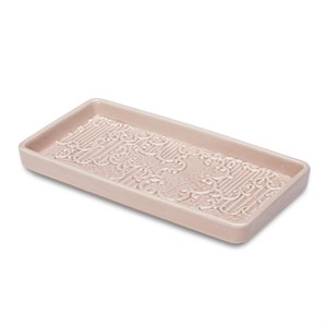 Vassoio Rett. Rosa 23x12 DENTELLE - Henriette