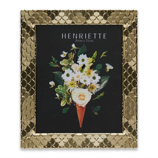 Cornice Ventagli Champagne 26.5x31 - Henriette