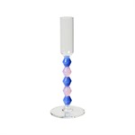 Candeliere H 18cm Rosa e Azzurro TREASURE - Henriette