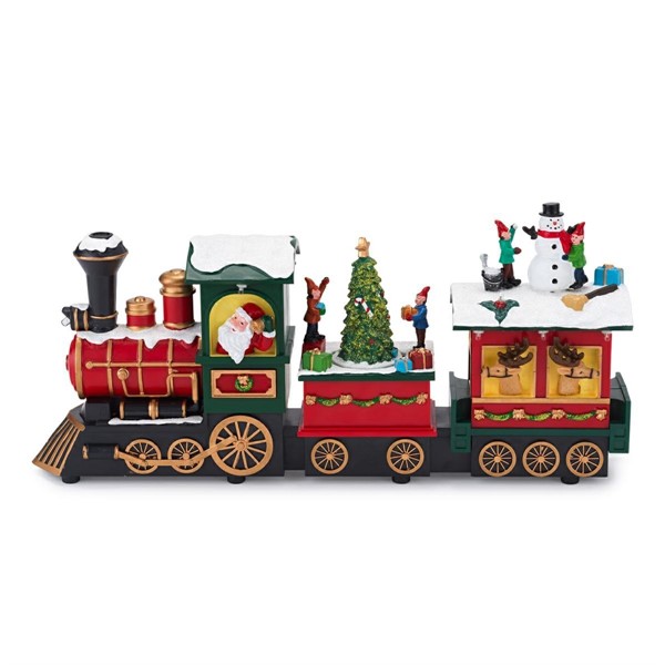 Villaggio con Trenino, Luci e Musica NATALE - Henriette