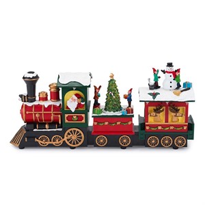 Villaggio con Trenino, Luci e Musica NATALE - Henriette