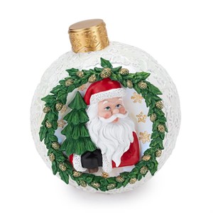 SFERA BABBO NATALE BIANCO PERLA - Henriette