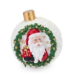 SFERA BABBO NATALE BIANCO PERLA - Henriette