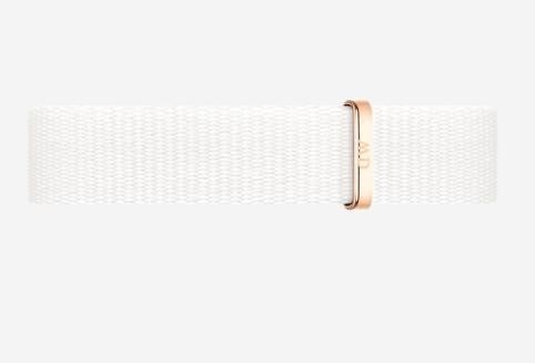 Cint. Dover Strap Rose Gold BIANCO 12mm