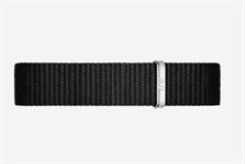 Cint. Cornwall Strap Silver NERO 12mm