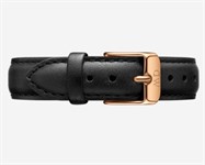 Cint. Sheffield Strap Rose Gold NERO 16mm