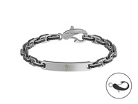 Bracciale Arg. con Spinelli Neri Cesare Paciotti