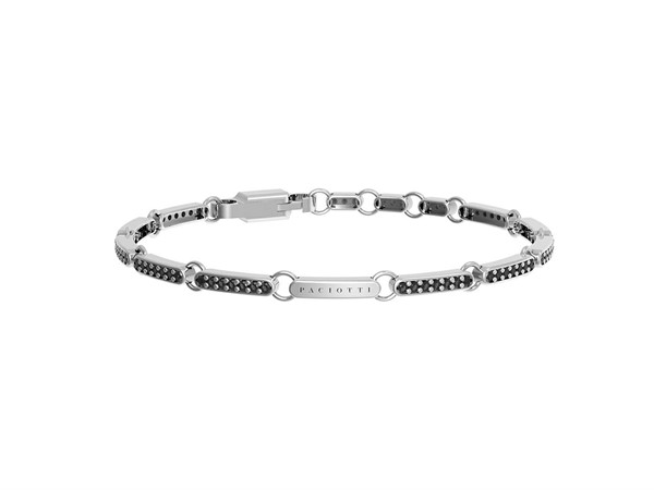 Bracciale Arg. con Spinelli Neri Cesare Paciotti