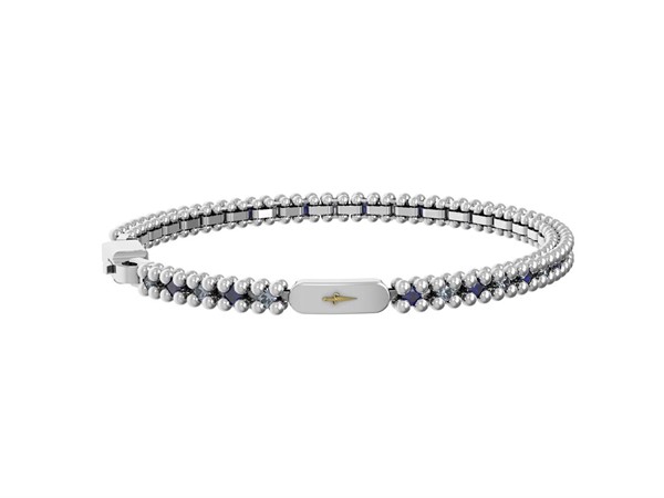 Bracciale Arg. con Spinelli Blu e Celesti Cesare Paciotti