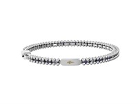 Bracciale Arg. con Spinelli Blu e Celesti Cesare Paciotti