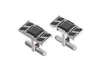 Gemelli. in Arg. 925. Oro 18Kt, con Onice e Spinelli Neri