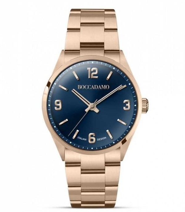 Orologio solo tempo placcato oro rosa con quadrante