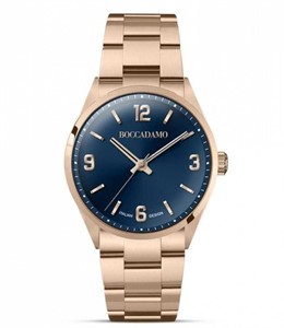 Orologio solo tempo placcato oro rosa con quadrante