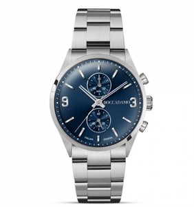 Orologio cronografo con quadrante blu