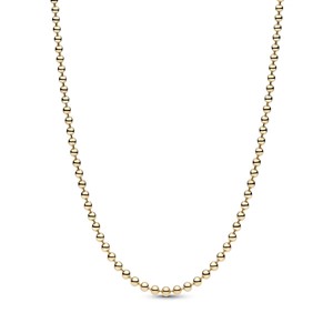 Collana Catenina a Sfere Dorata