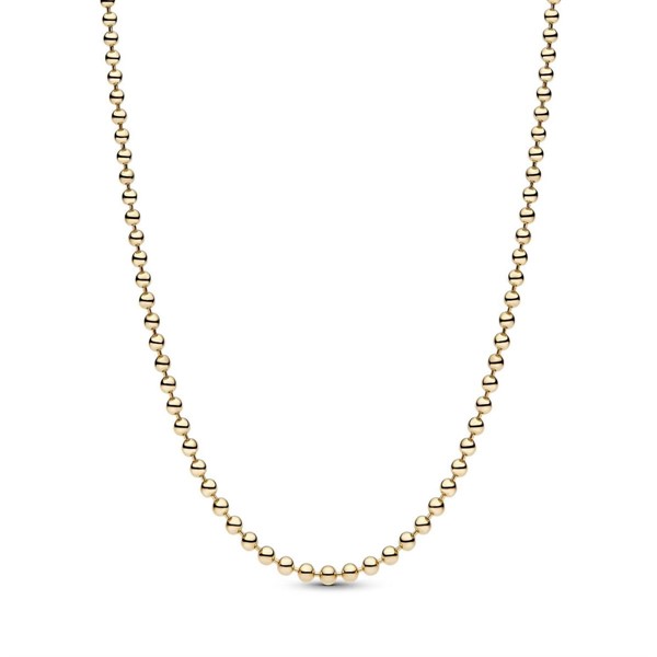 Collana Catenina a Sfere Dorata