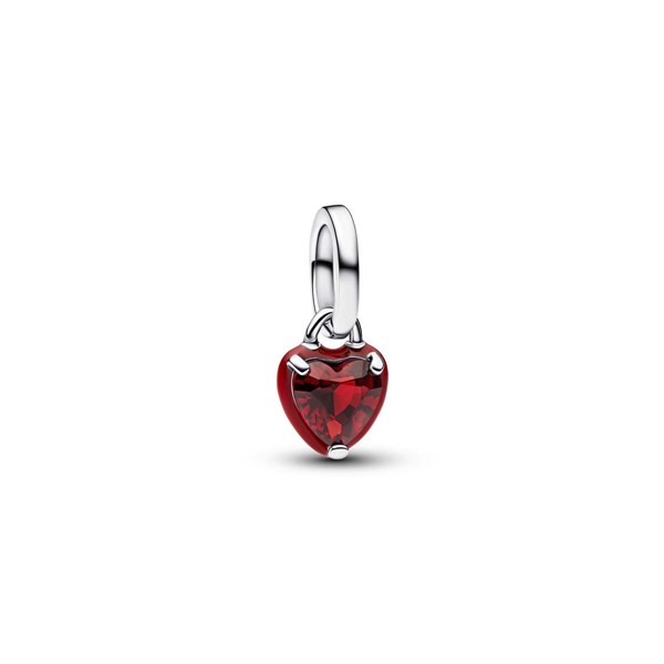 Mini Pendente Red Chakra Heart Pandora ME