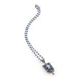 Collana con Cammeo colorato e Zirconi