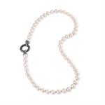 Collana di Perle con chiusura in Argento