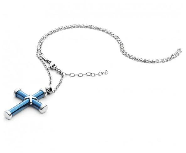 Collana Croce Grande Blu - 4UCL3761