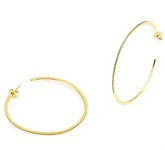 Orecchini Cerchio in Arg. Dorati - 4UOR4222W