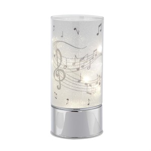Lampada in Vetro Note Musicali