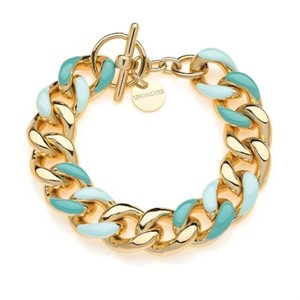 Bracciale con Smalto Azzurro