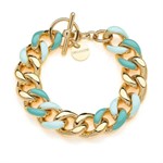 Bracciale con Smalto Azzurro