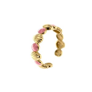 Anello Louis Henriquez Rosa conchiglia