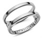 Elan Dual Ring Silver