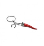 Portachiavi Corno e Simbolo Portafortuna