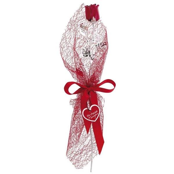 Bouquet con Rosa Rossa