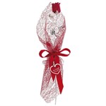 Bouquet con Rosa Rossa