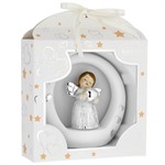 Angioletto Su Cerchio con Cuore