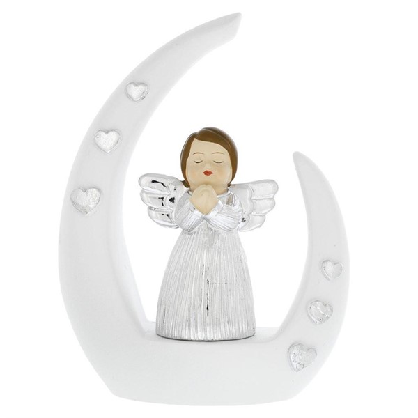 Angioletto Su Base Stilizzata con Cuore Piccolo