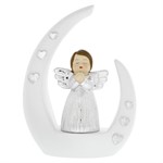 Angioletto Su Base Stilizzata con Cuore Piccolo