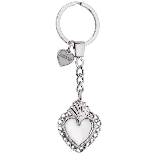 Portachiavi Sacro Cuore Metallo