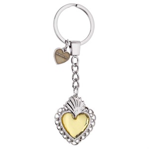 Portachiavi Sacro Cuore Oro
