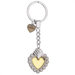 Portachiavi Sacro Cuore Oro