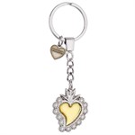 Portachiavi Sacro Cuore Oro