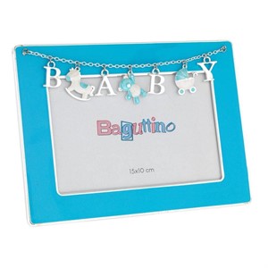 Portafoto Catenella Azzurro