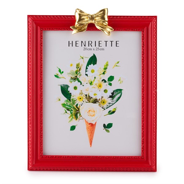 Cornice Bow Rosso/Oro Grande